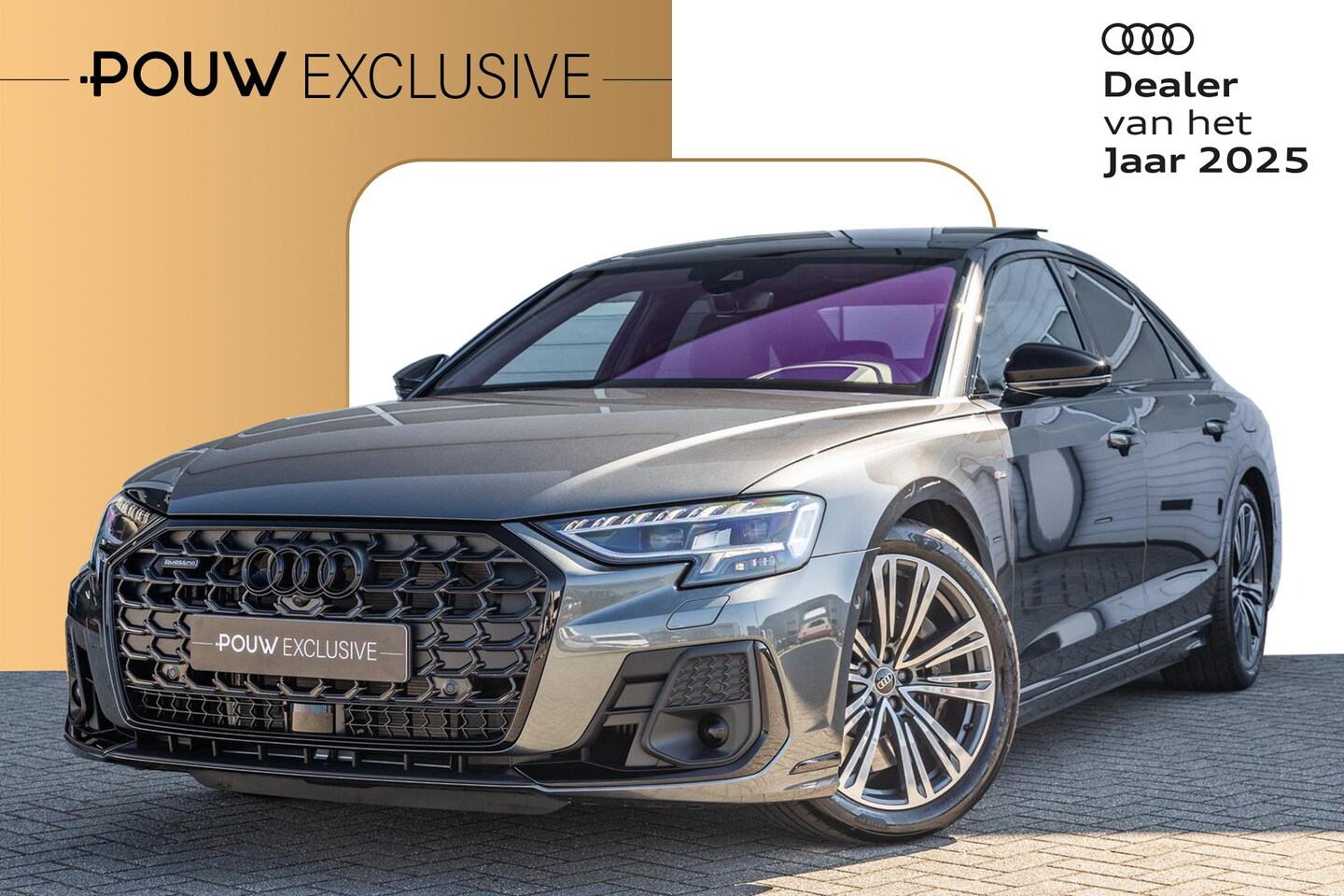 Audi A8 - 60 TFSIe 462pk Quattro S-Line | Panoramadak | Trekhaak | Vierwielbesturing - AutoWereld.nl