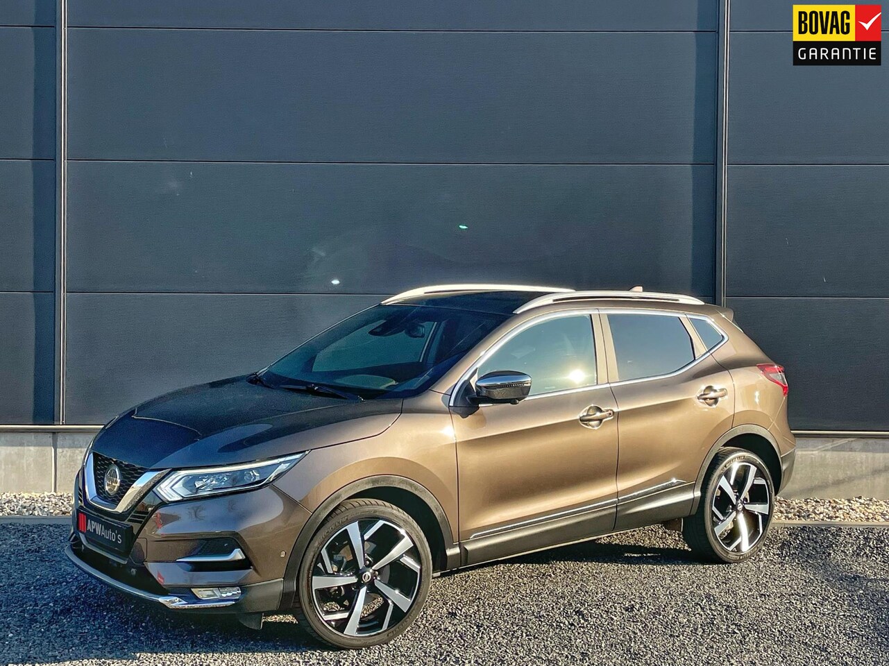Nissan Qashqai - 1.3 DIG-T Tekna + Clima | Navi | Leder | Panodak | Bose - AutoWereld.nl