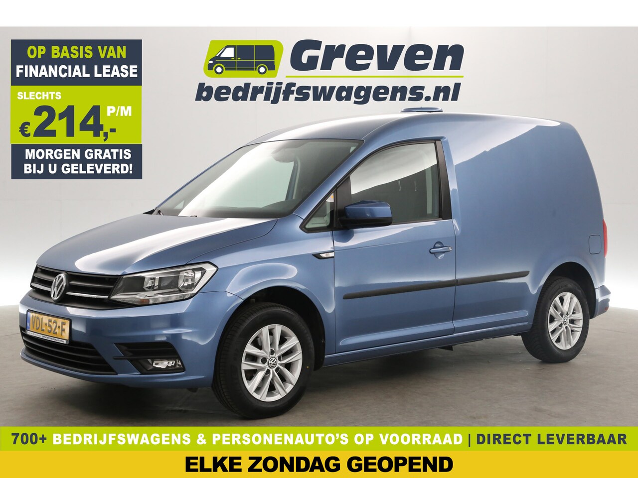 Volkswagen Caddy - 2.0 TDI L1H1 Airco Cruise Carplay Navigatie PDC Elektrpakket Trekhaak - AutoWereld.nl