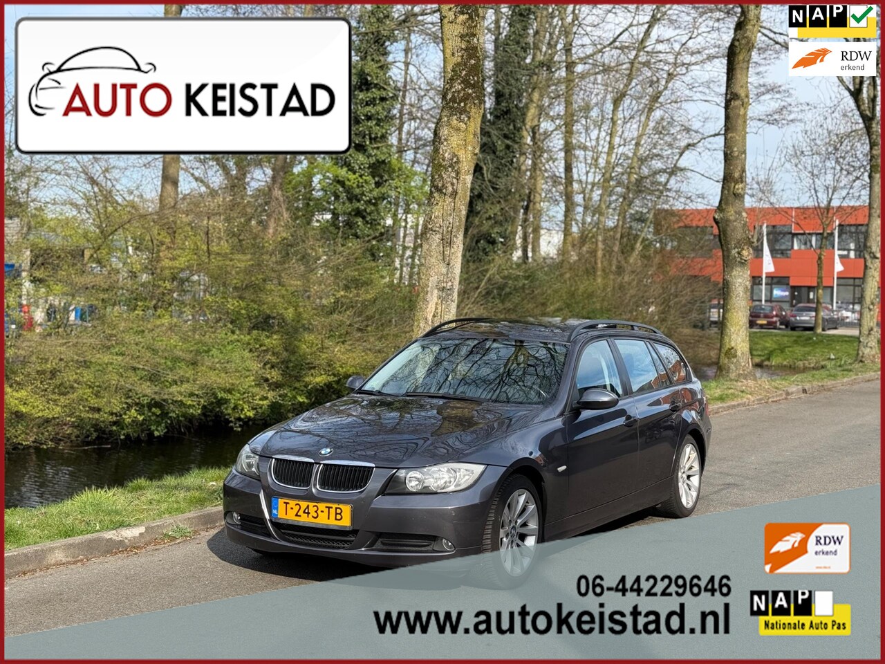 BMW 3-serie Touring - 318i 6-BAK TOURING PANORAMA/STOELVERWARMING/NAVIGATIE - AutoWereld.nl