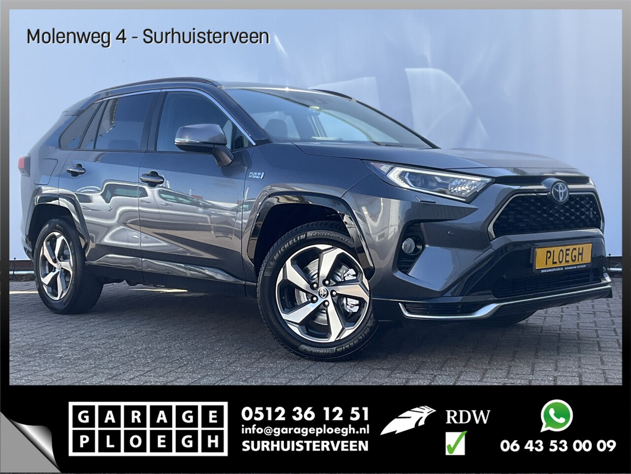 Toyota RAV4 - 2.5 Plug-in Hybrid AWD Style Trekhaak Led Elek.Klep Stoel/Stuurverw PHEV! - AutoWereld.nl