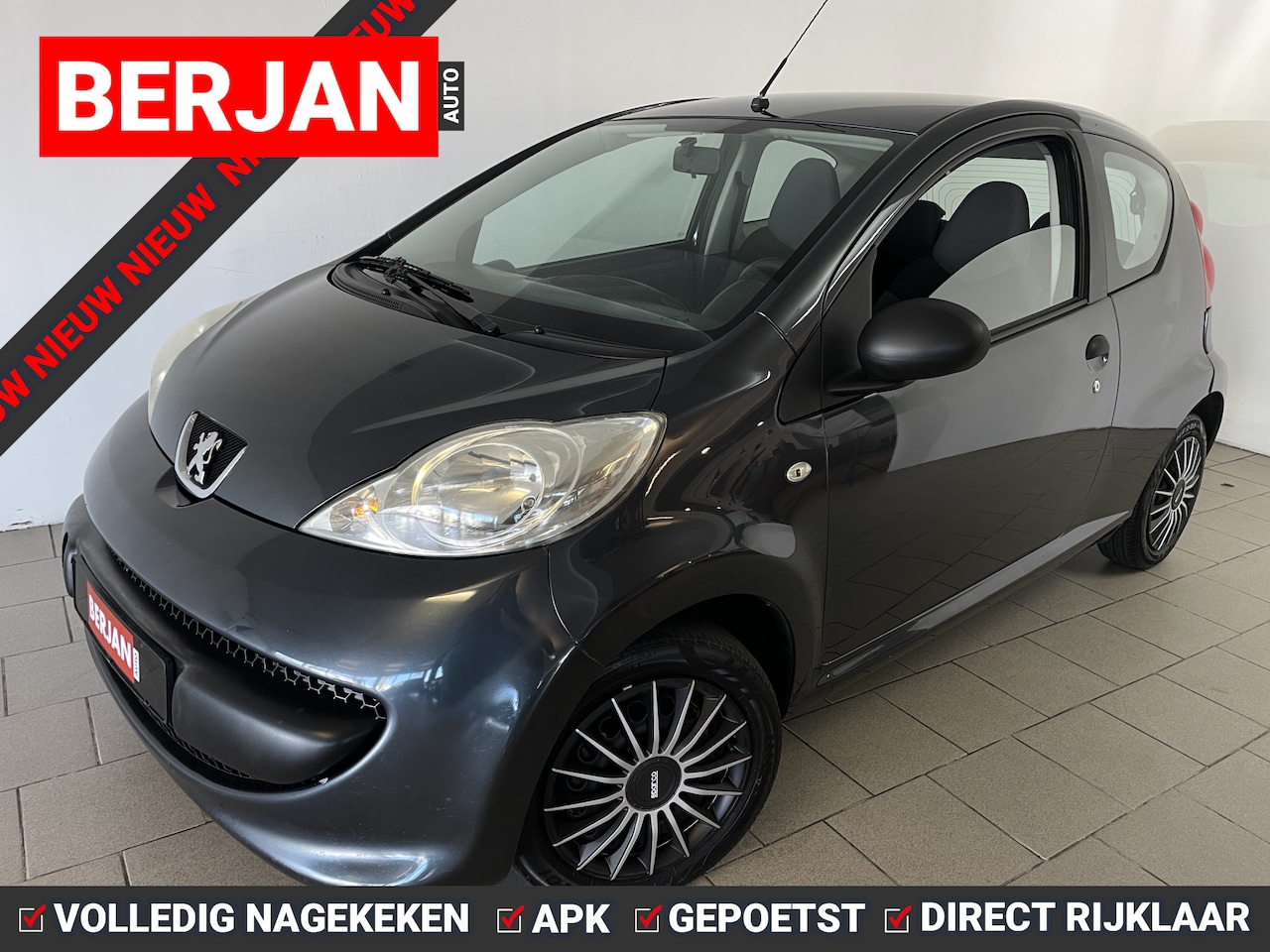 Peugeot 107 - 1.0-12V XR STUURBEKR RADIO METALLIC LAK NWE APK INRUIL MOG NETTE AUTO - AutoWereld.nl