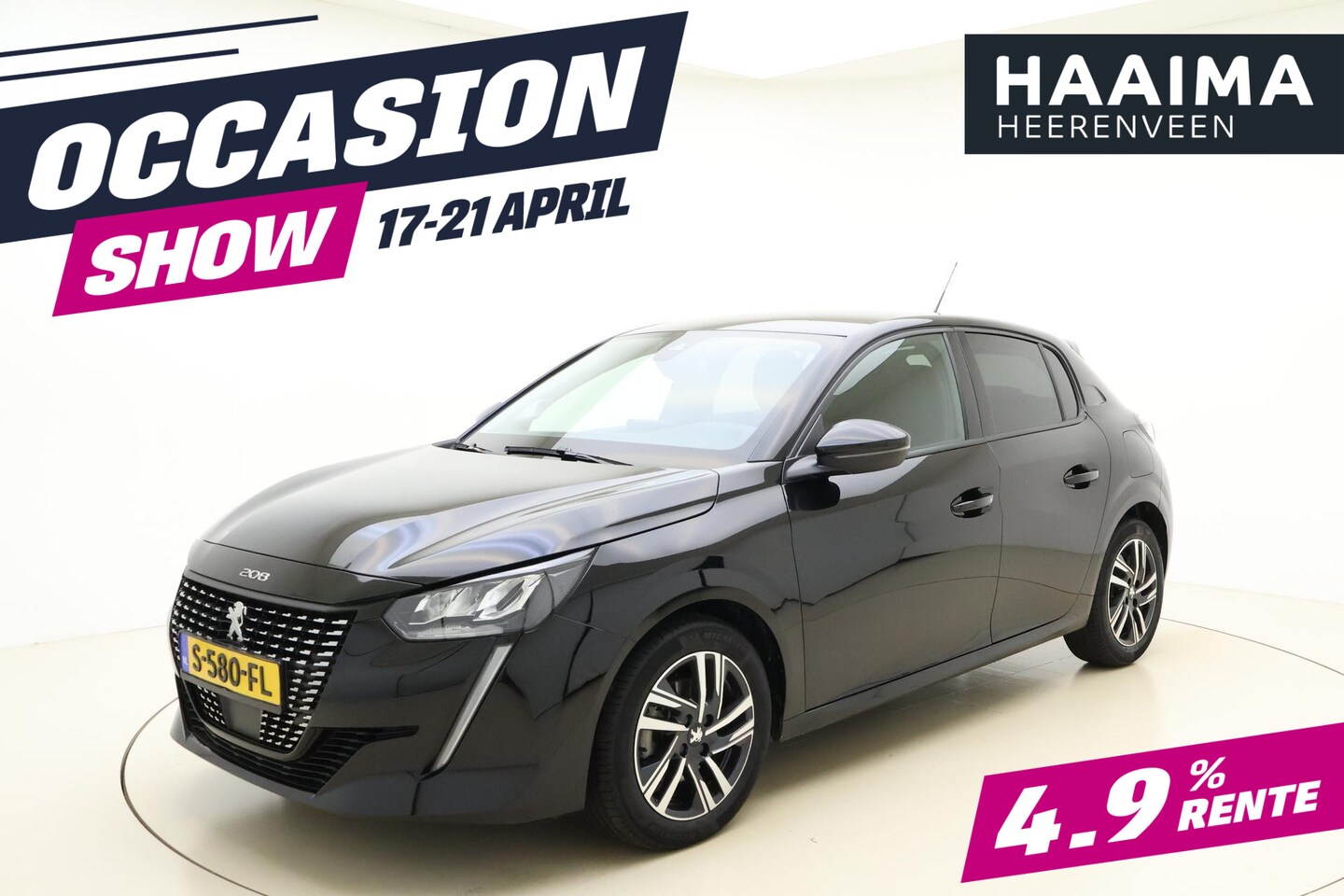 Peugeot 208 - PureTech 100pk Allure Pack Navigatie| Cruise Control | Climate Control | Keyless Start | S - AutoWereld.nl