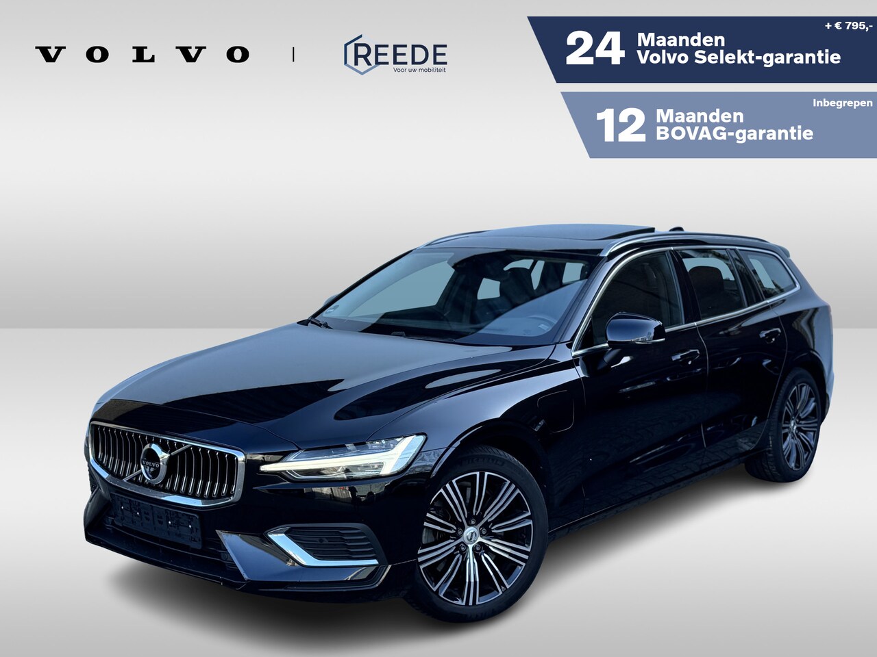 Volvo V60 - 2.0 T6 Plug-in hybrid AWD Plus Bright Panoramadak | Head Up Display | 360 Camera | Longe R - AutoWereld.nl
