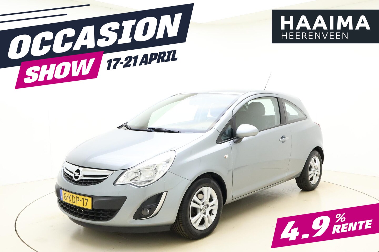 Opel Corsa - 1.4 16v 100pk Anniversary Edition | Airco | Cruise Control | Parkeersensoren | Lichtmetale - AutoWereld.nl