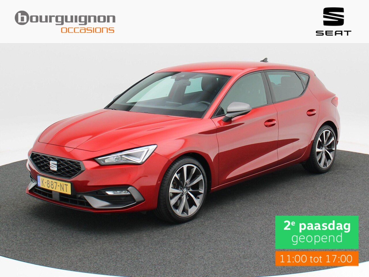 Seat Leon - 1.5 eTSi 150 Pk Automaat FR | LED | Navigatie | CLimate Control | Adaptive Cruise | Camera - AutoWereld.nl