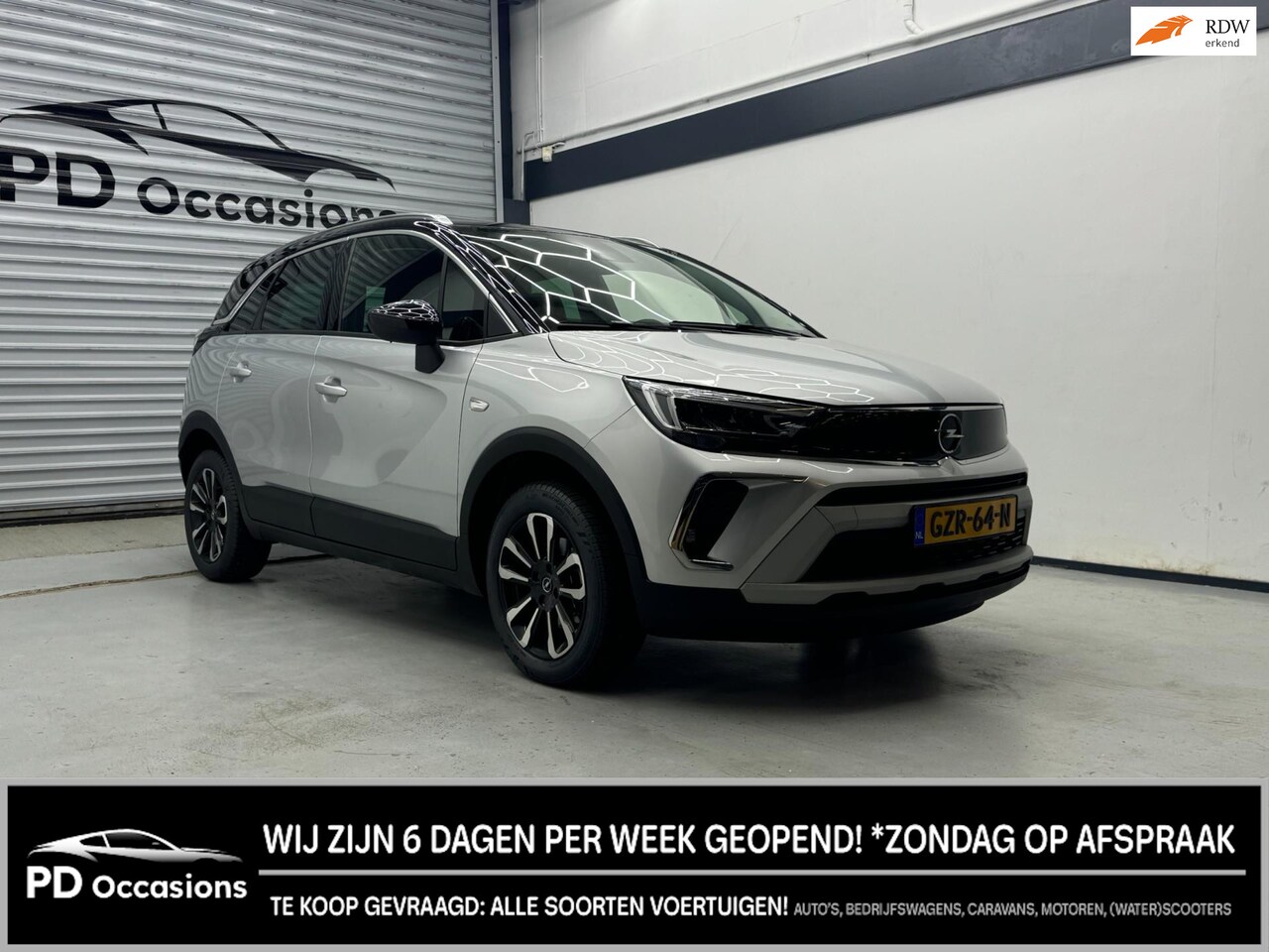 Opel Crossland - 1.2 Turbo GS - Clima - LM Velgen - Winter pakket - Half leer - AutoWereld.nl