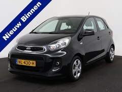 Kia Picanto - 1.0 CVVT EconomyPlusLine, airco, zwart metallic, prachtige auto