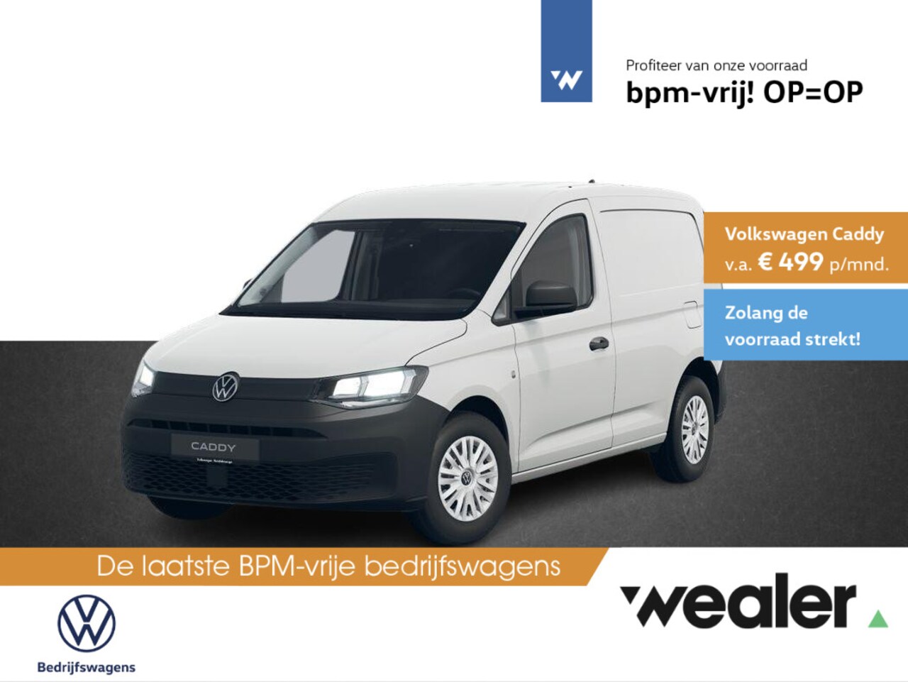 Volkswagen Caddy - Bedrijfswagens Comfort 2.0 TDI EU6 75 kW (102 pk) 2755 mm 6 versn ellingen handgeschakeld - AutoWereld.nl