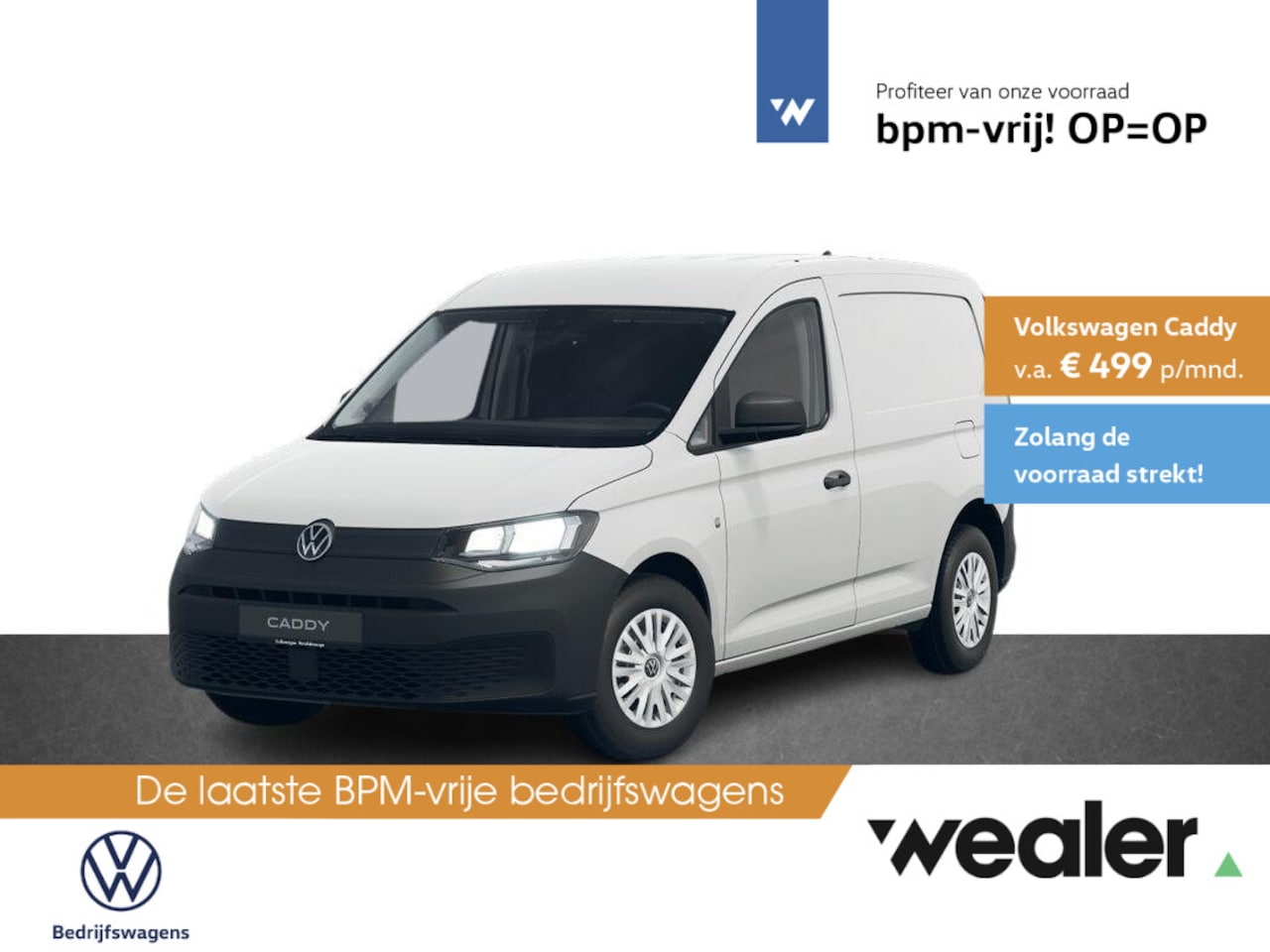 Volkswagen Caddy - Bedrijfswagens Comfort 2.0 TDI EU6 75 kW (102 pk) 2755 mm 6 versn ellingen handgeschakeld - AutoWereld.nl