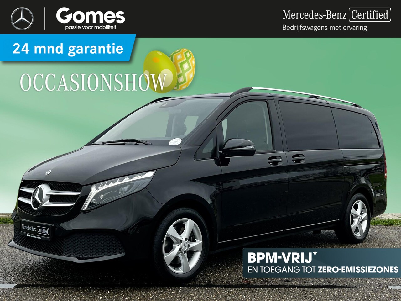 Mercedes-Benz V-klasse - 250d L2 Dubbel Cabine BPM VRIJ !! | Carplay | Autom. Achterklep | Leder - AutoWereld.nl