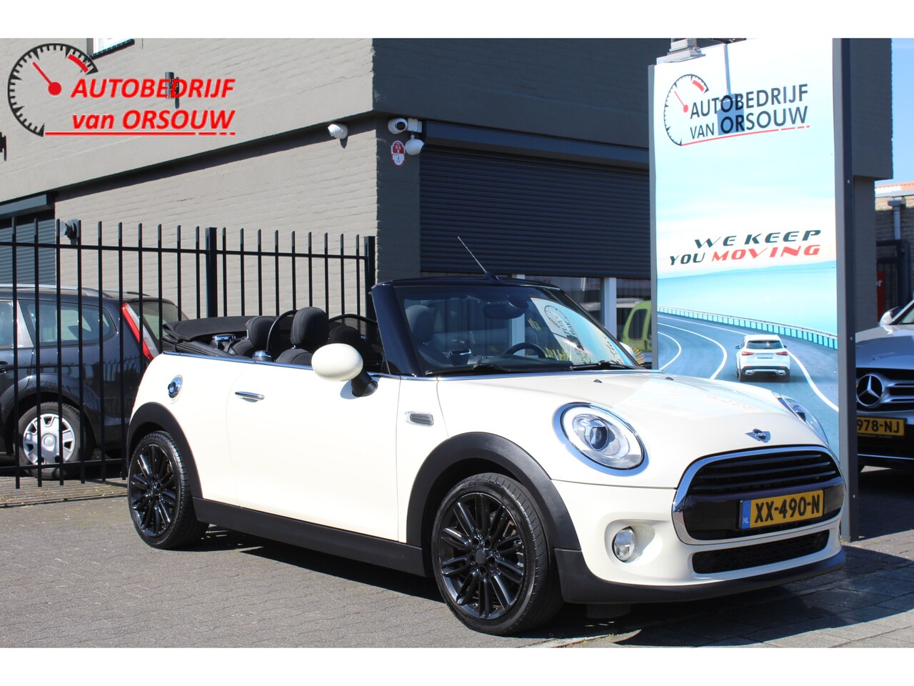 MINI Cabrio - 1.5 Cooper Pepper Serious 55274km Led Navi Clima Pdc Cruise C, - AutoWereld.nl