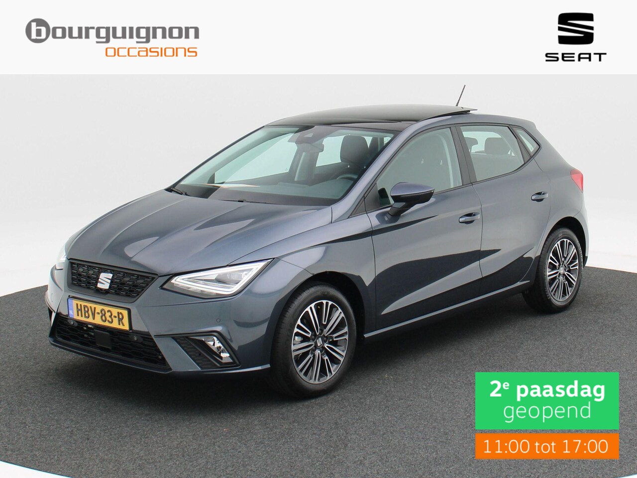 Seat Ibiza - 1.0 EcoTSi 110 Pk Automaat Style | Full LED | Panoramadak | 16 Inch | App Connect | Adapti - AutoWereld.nl