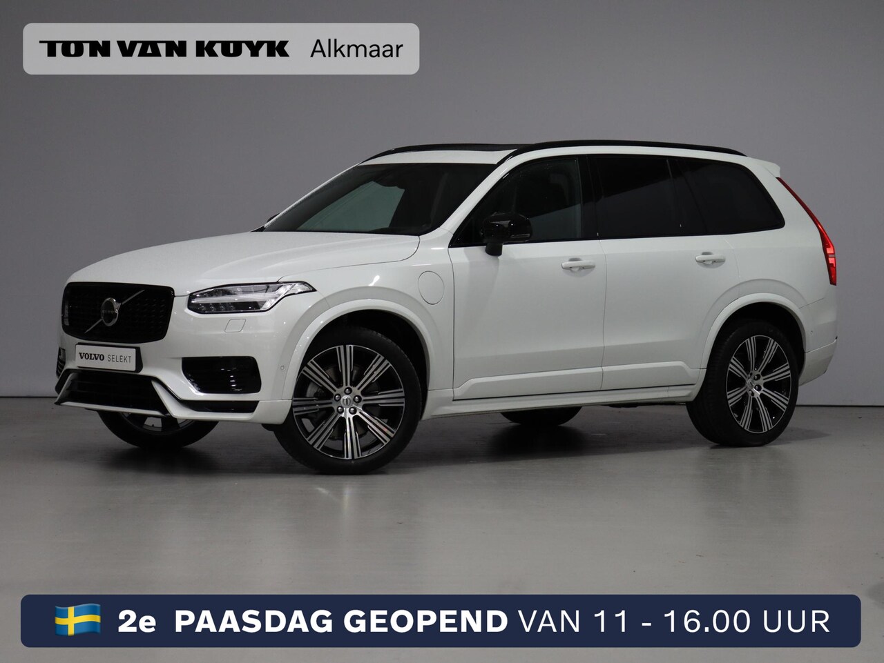 Volvo XC90 - T8 Recharge 455PK AWD Ultimate Dark / Luchtvering / 360gr Camera / Extra getint glas / Sto - AutoWereld.nl