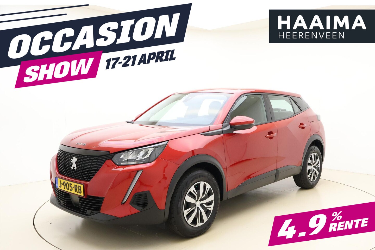 Peugeot 2008 - 1.2 Active 100 Pk | Navigatie | Cruise Control | Airco | Parkeersensoren Achter | Lage Km- - AutoWereld.nl