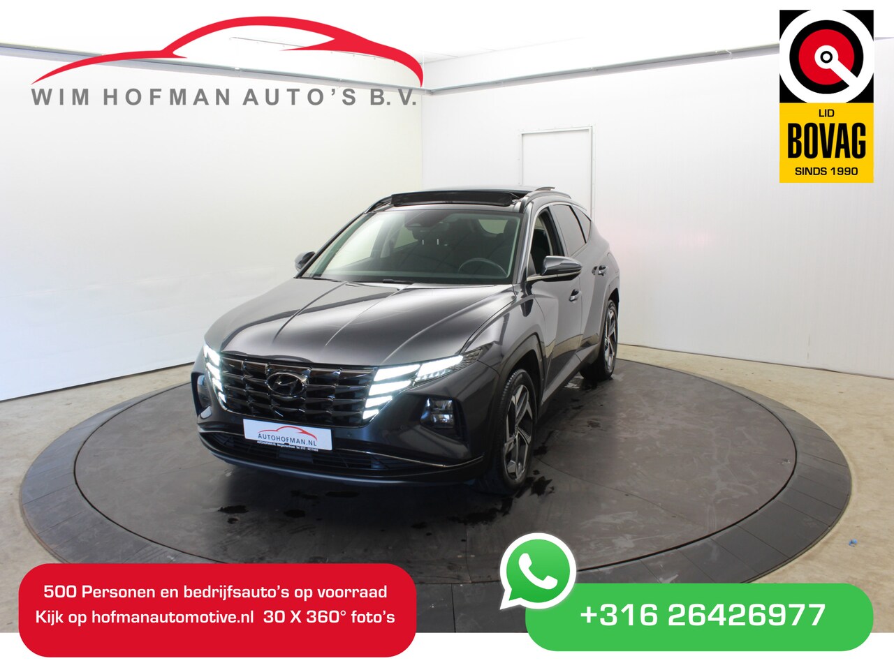 Hyundai Tucson - 1.6 T-GDI PHEV 4WD Panorama Schuifdak Camera Stoelverwarming Navi - AutoWereld.nl
