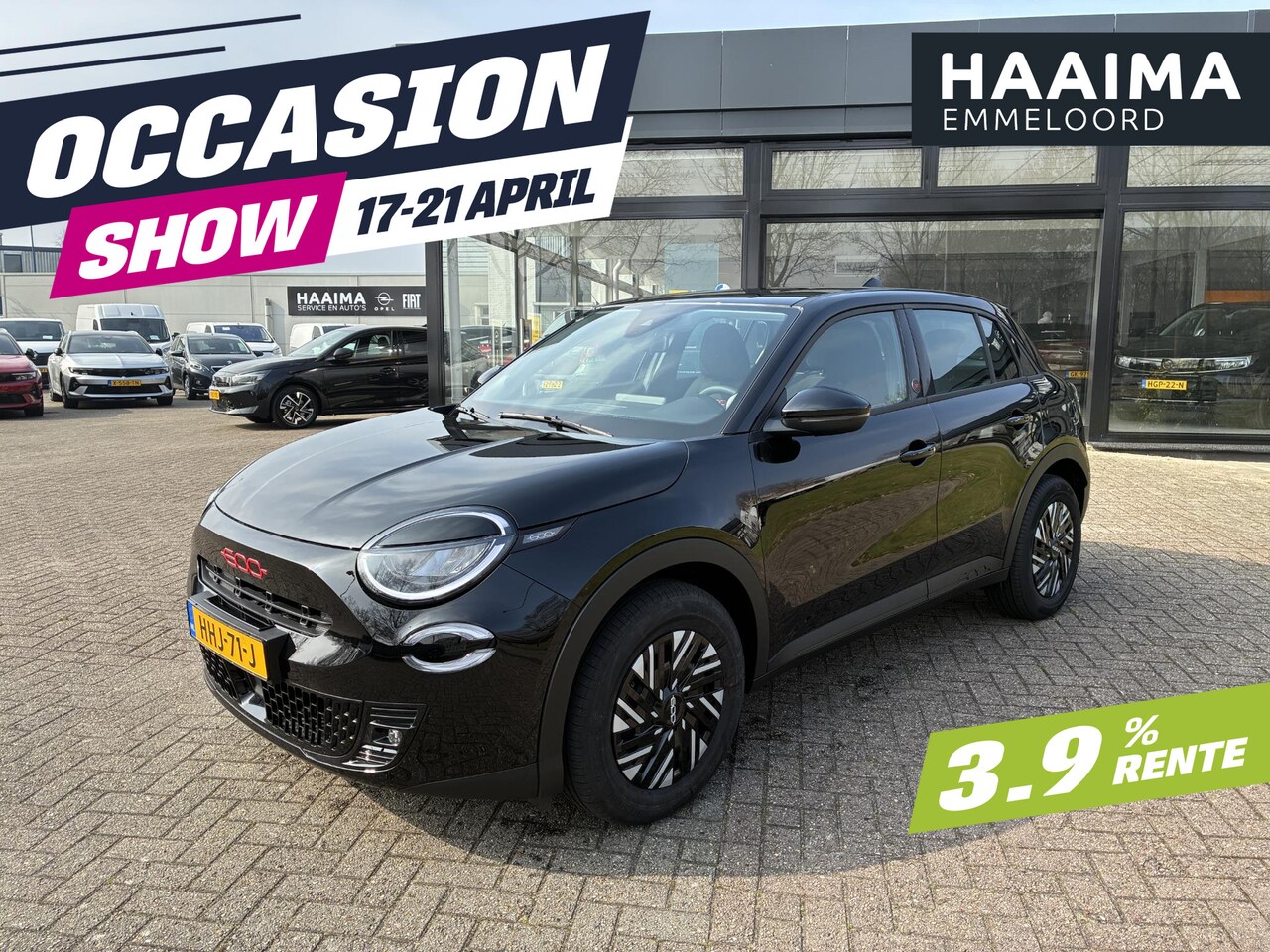 Fiat 600e - RED 54 kWh | Climate control | Apple Carplay/Android Auto | Parkpilot | Cruise control | K - AutoWereld.nl