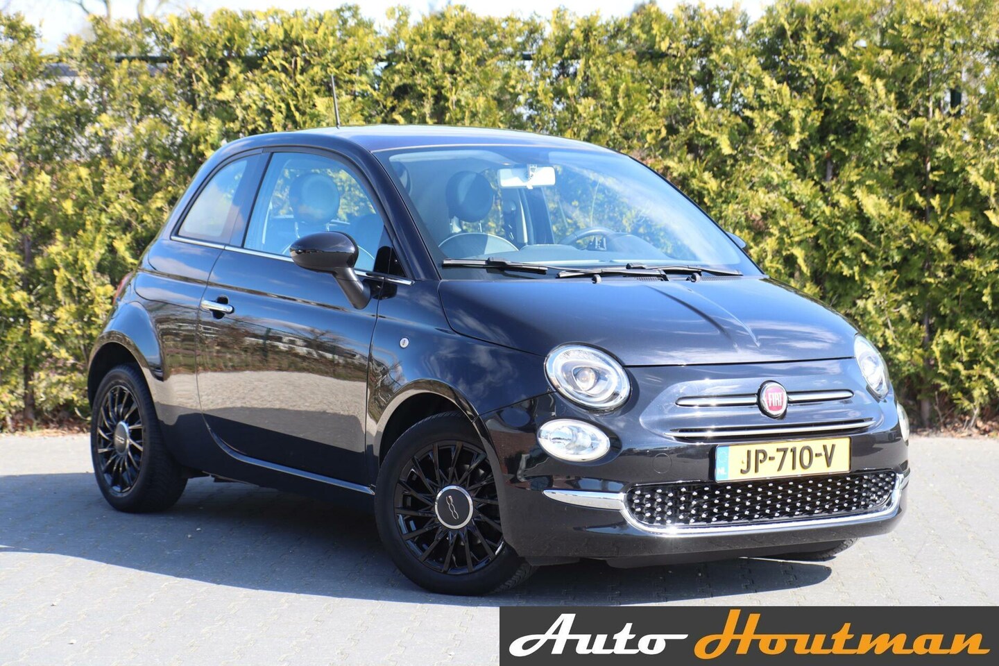 Fiat 500 - 0.9 TwinAir Turbo 86 pk Lounge Automaat|Airco|Leder|LMV|Carplay|PANORAMADAK - AutoWereld.nl