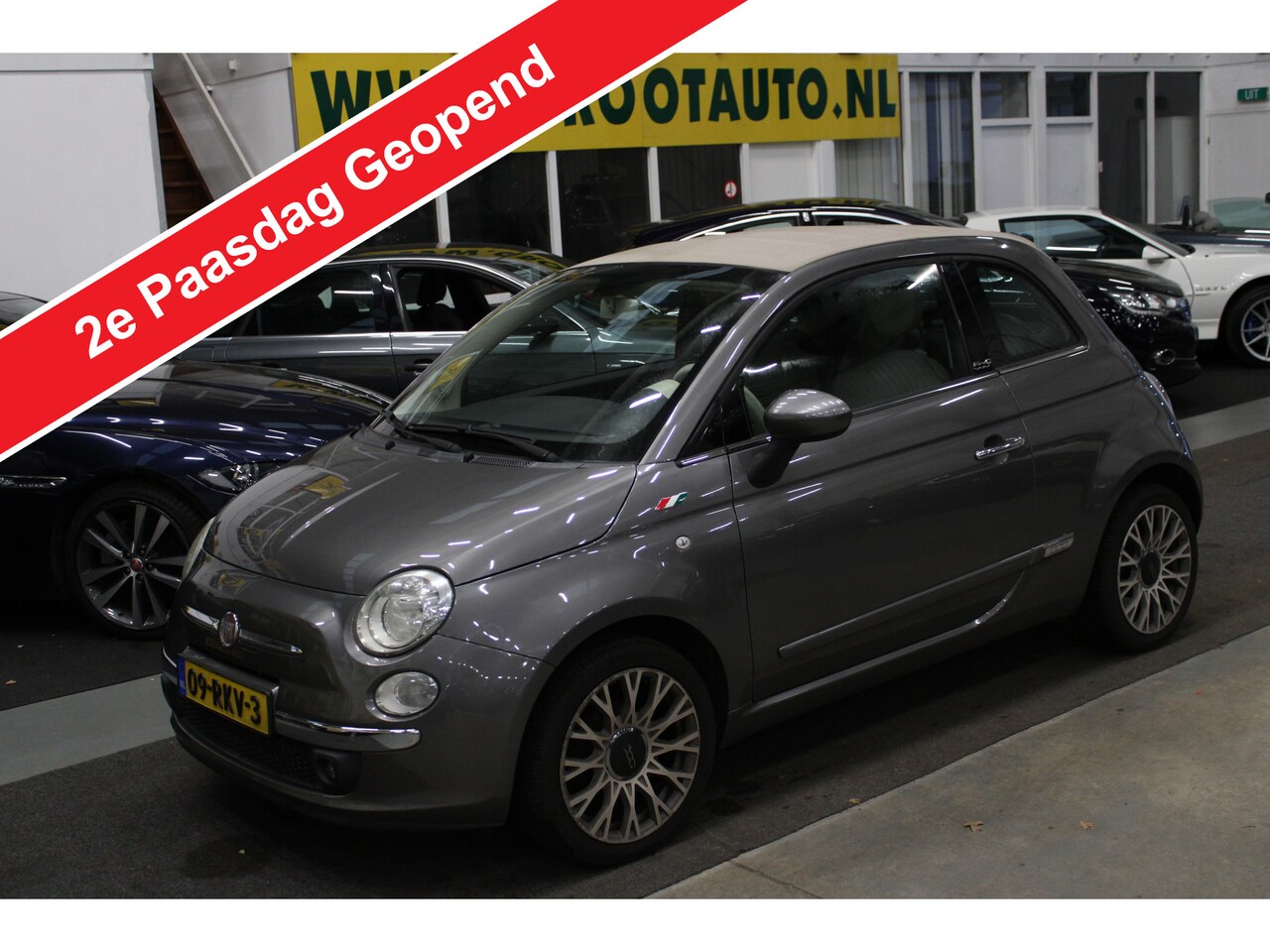 Fiat 500 C - 1.2 Lounge Automaat Airco, Stuurbekrachtiging - AutoWereld.nl
