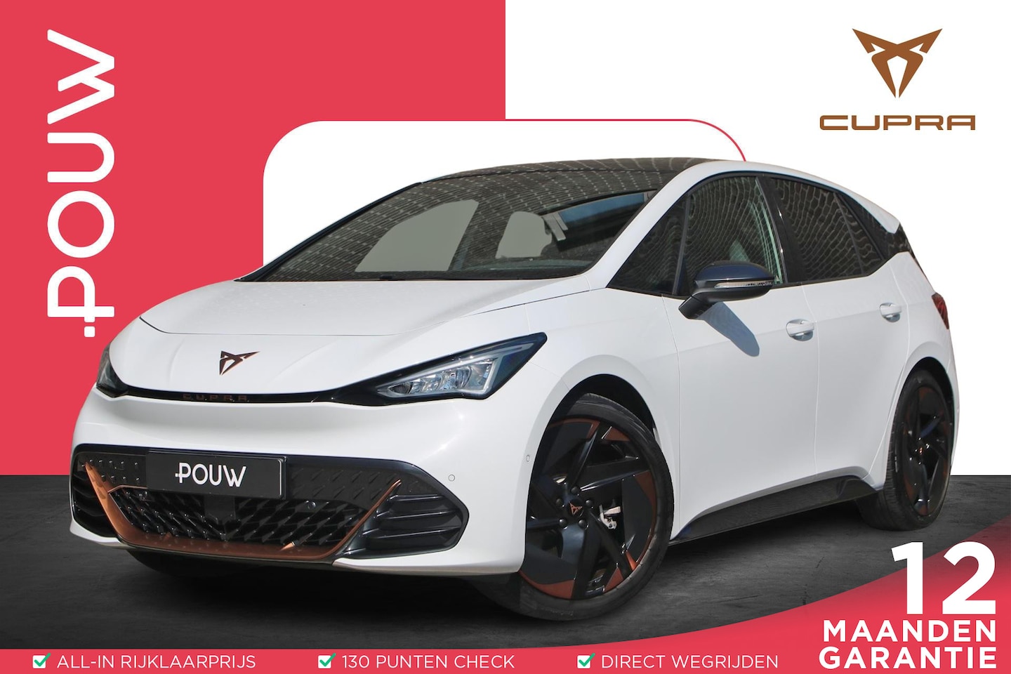 CUPRA Born - 204pk Business 62 kWh | Panoramadak | Navigatie | Ergonomische Sportstoelen - AutoWereld.nl