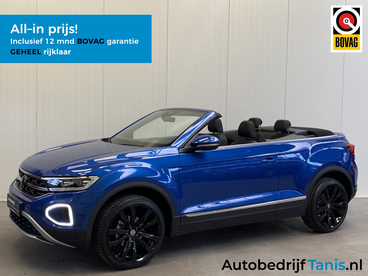 Volkswagen T-Roc Cabrio - 1.0 TSI Style DIGITAL COCKPIT-NAVI-ECC-CAMERA-19 inch LMV-PARKEER FUNCTIE - AutoWereld.nl