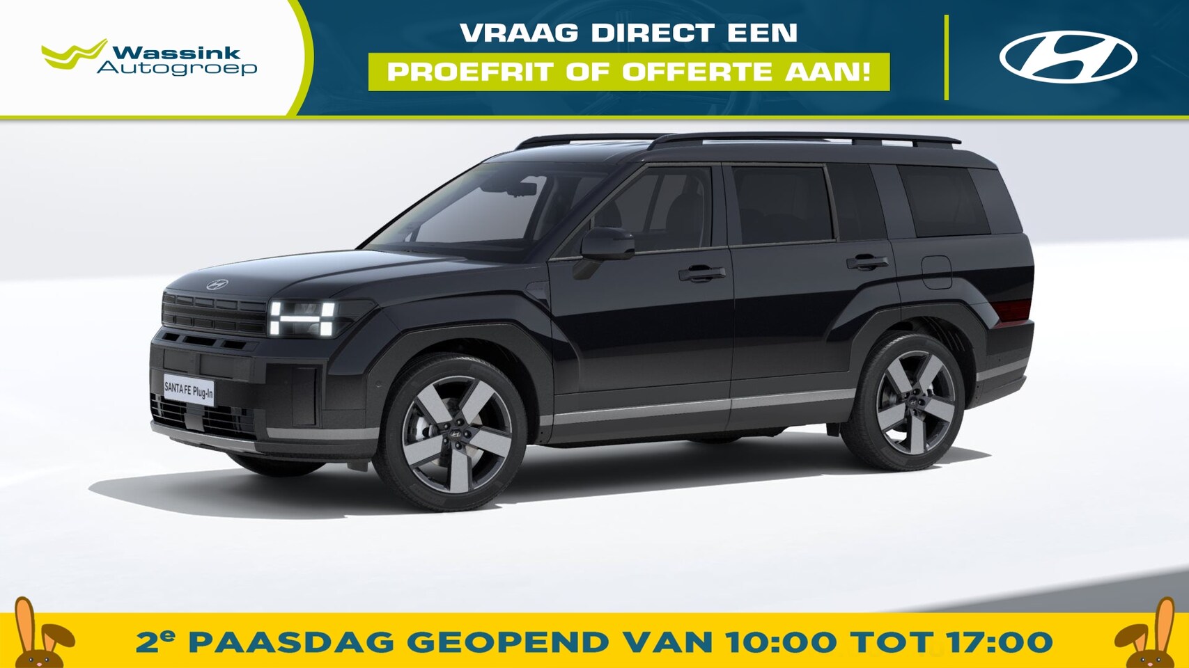 Hyundai Santa Fe - New 1.6 T-GDi PHEV 252pk Aut 4WD 7pl Premium - AutoWereld.nl