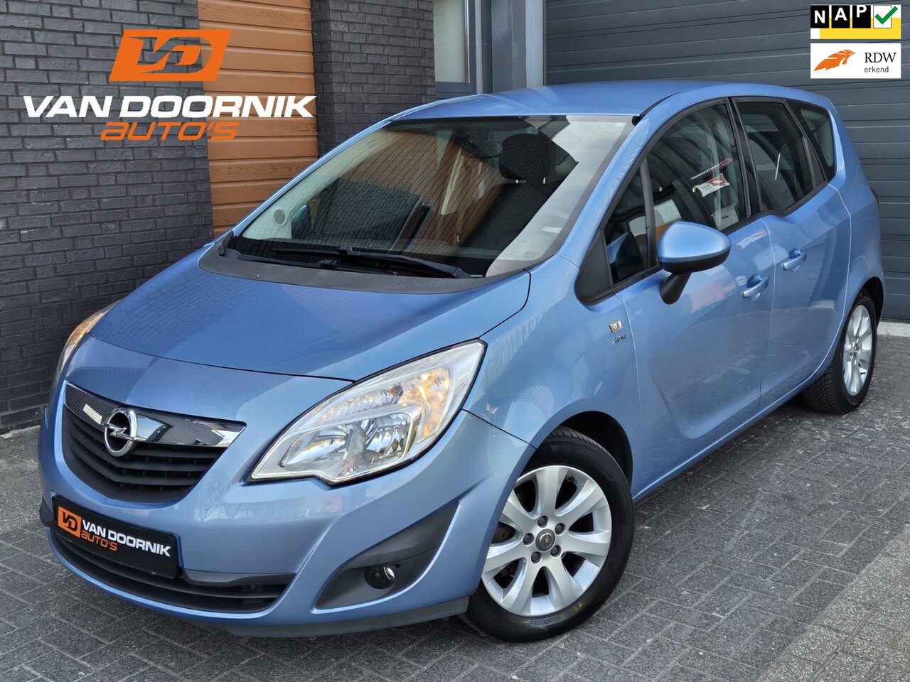 Opel Meriva - 1.4 Turbo Edition Airco/Cruise Control/Parkeersensoren - AutoWereld.nl
