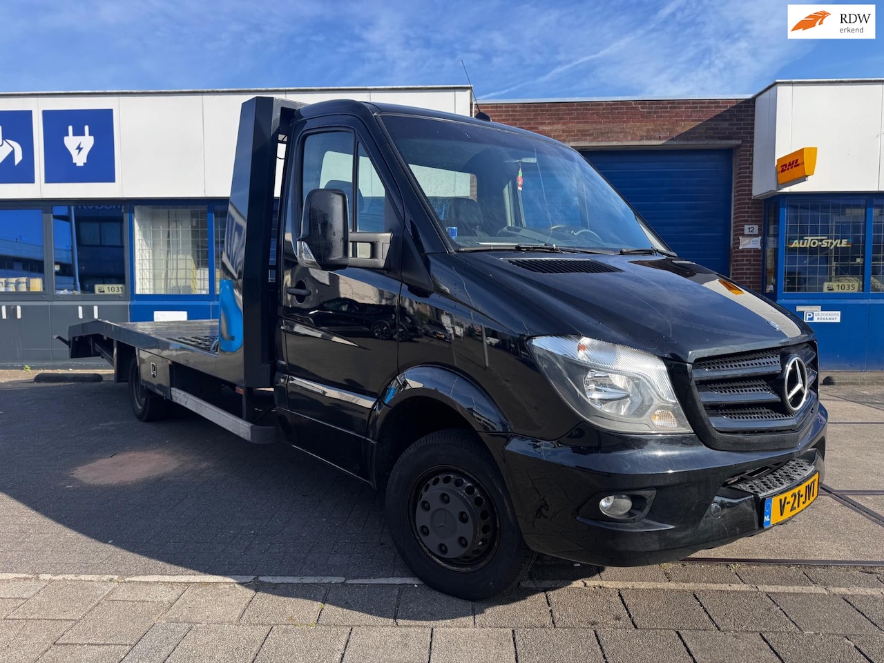 Mercedes-Benz Sprinter - 519 3.0 Euro6 Airco Tijhof Oprijwagen! Nwe Motor! Autoambulance! - AutoWereld.nl