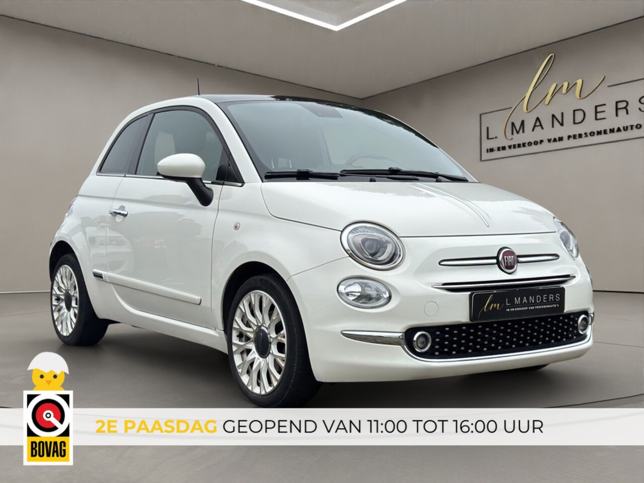 Fiat 500 - 1.0 Hybrid Star 2021 I WIT | Cruise Control | Apple CarPlay - AutoWereld.nl