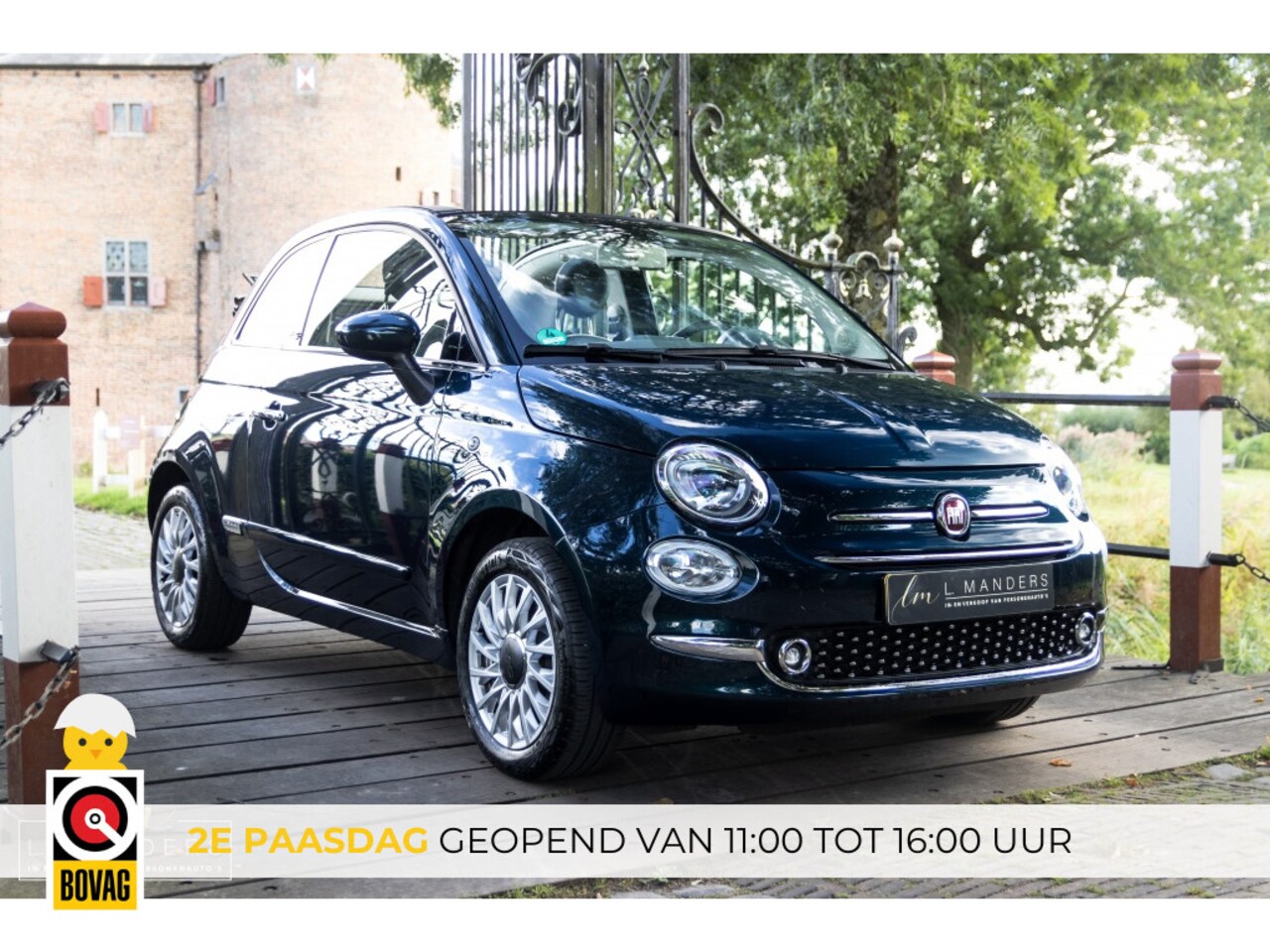 Fiat 500 C - 1.2 Lounge 2018 BLAUW | Cabrio | Nieuwe distributieriem - AutoWereld.nl