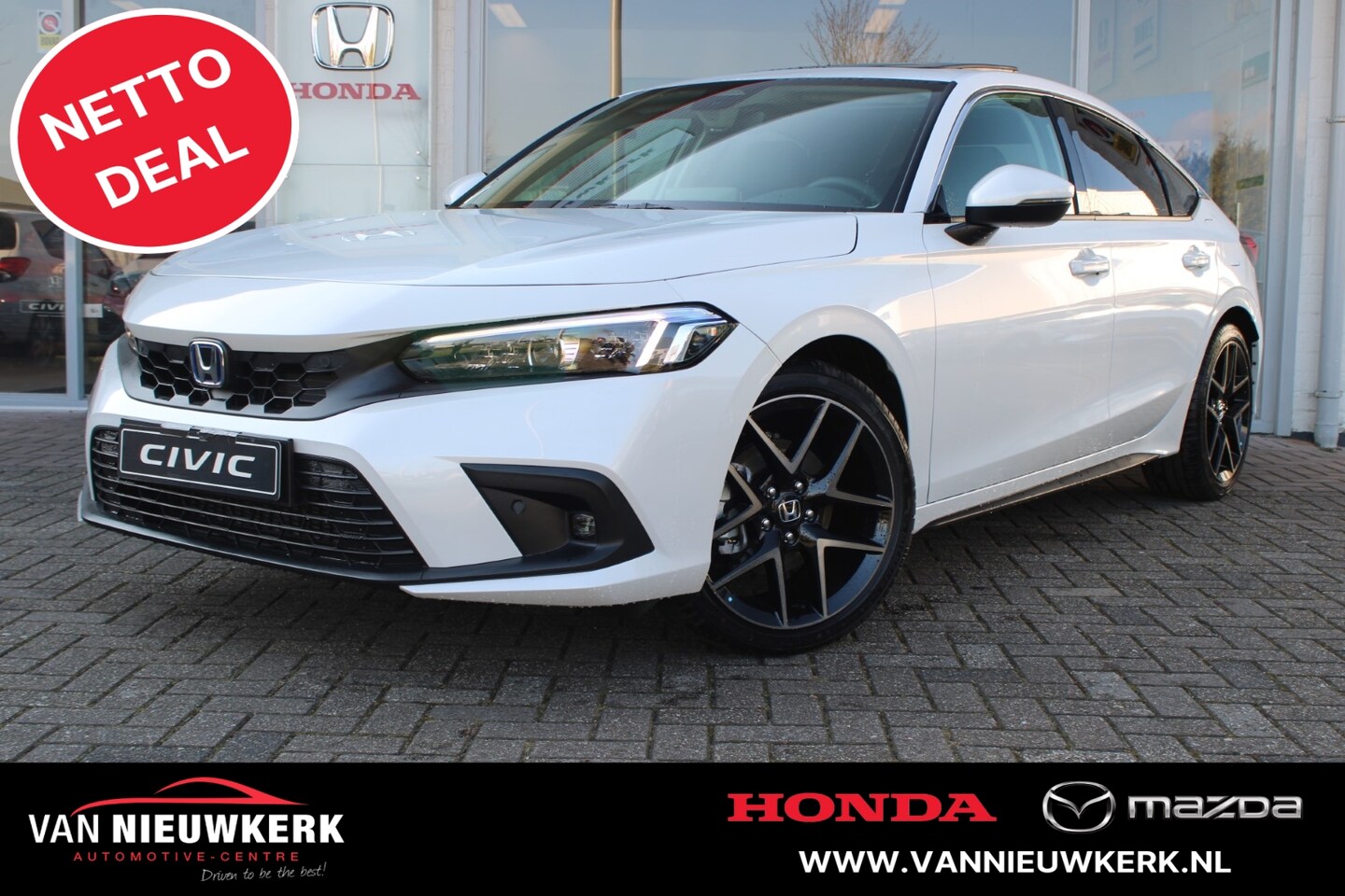 Honda Civic - 2.0 HYBRID 184PK Automaat Advance | Bose | Panoramadak | Leer - AutoWereld.nl