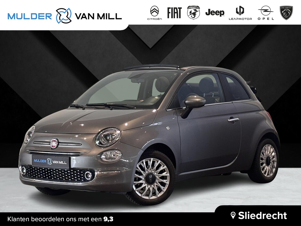 Fiat 500 C - Cabrio Dolcevita 1.0 Hybrid 70pk H6 | NAVI | CLIMA | DAB+ | PARKEERHULP | APPLE CARPLAY / - AutoWereld.nl