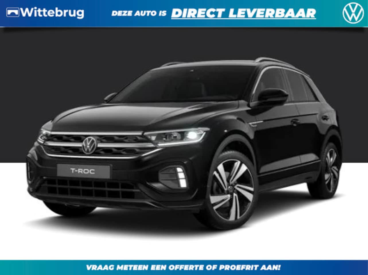 Volkswagen T-Roc - 1.5 TSI R-Line !!!Profiteer ook van 2.000 EURO inruilpremie!!! - AutoWereld.nl