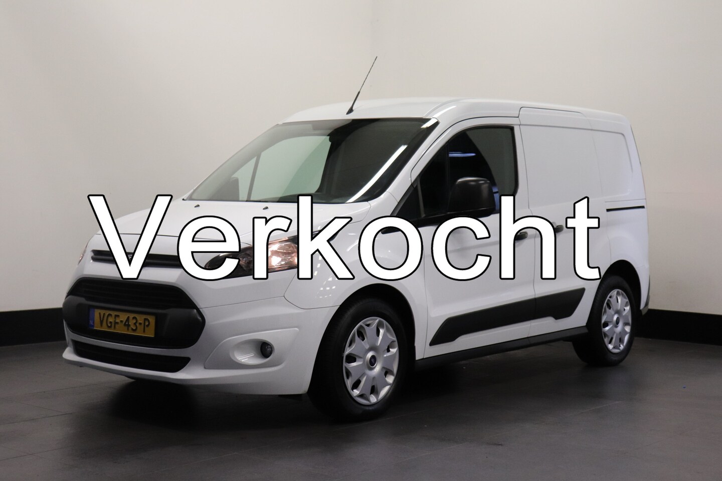 Ford Transit Connect - 1.6 TDCI 95PK 2x Schuifdeur - Airco - Radio - € 6.950,- Excl. - AutoWereld.nl
