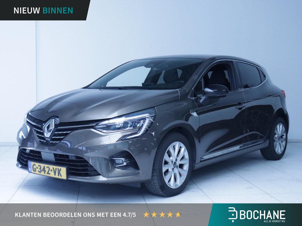 Renault Clio - 1.3 TCe Initiale Paris Leder/Stoelverwarming/Camera/Bose - AutoWereld.nl