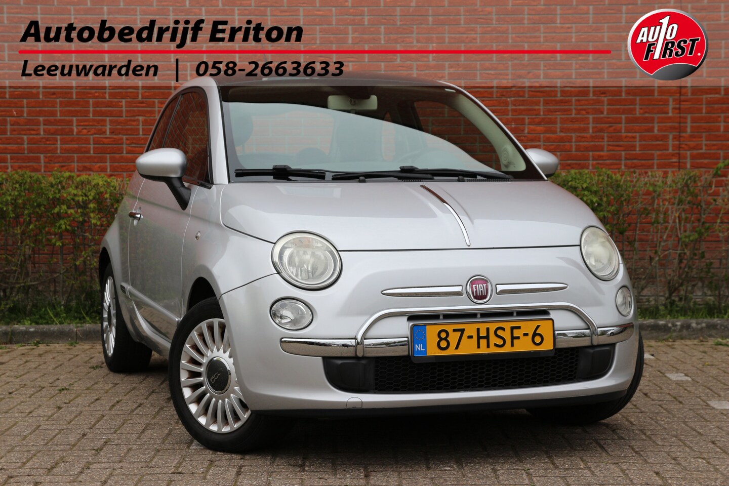 Fiat 500 - 1.2 70pk Lounge LUXE! | NL-auto | 1.2 4 cilinder! | Leder | Pano dak | Climate control | L - AutoWereld.nl