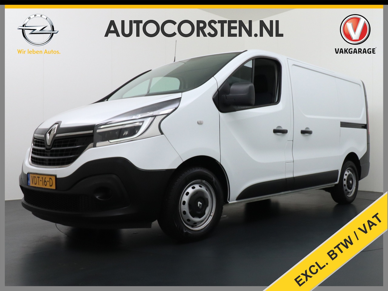 Renault Trafic - 2.0DCI 120PK T29 L1H1 Comfort 3-Persoons Trekhaak 2X Schuifdeur Airco CruiseControl Blueto - AutoWereld.nl