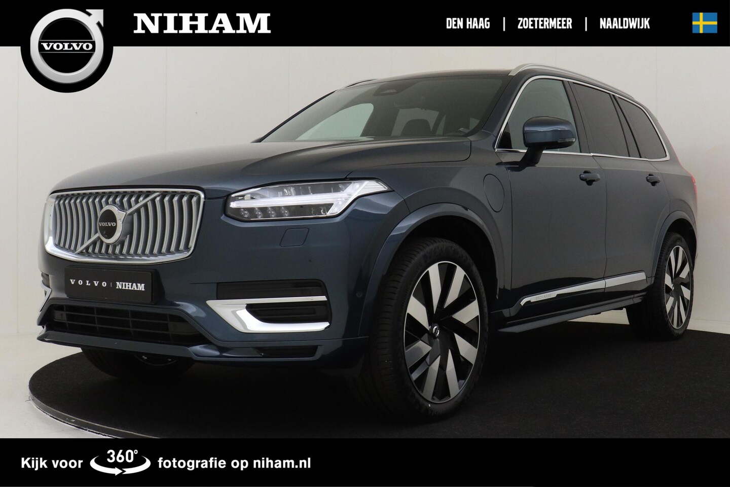 Volvo XC90 - T8 RECHARGE AWD ULTIMATE BRIGHT -PANO.DAK|360°CAM|BOWERS&WILKINS|LUCHTVERING|TREKHAAK - AutoWereld.nl