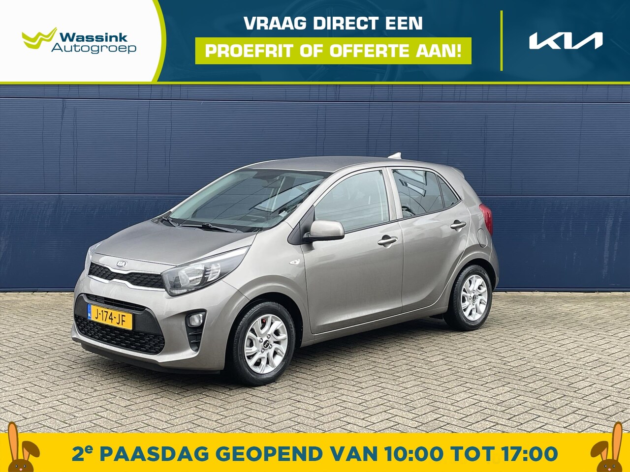 Kia Picanto - 1.0 MPi 67pk 4-zits DynamicPlusLine | Navigatie | Airco | Cruise control | Parkeercamera | - AutoWereld.nl