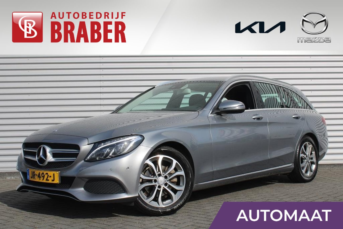 Mercedes-Benz C-klasse Estate - 180 Ambition | 17" LM | Airco | Navi | PDC | Cruise | Zeer mooie auto | - AutoWereld.nl