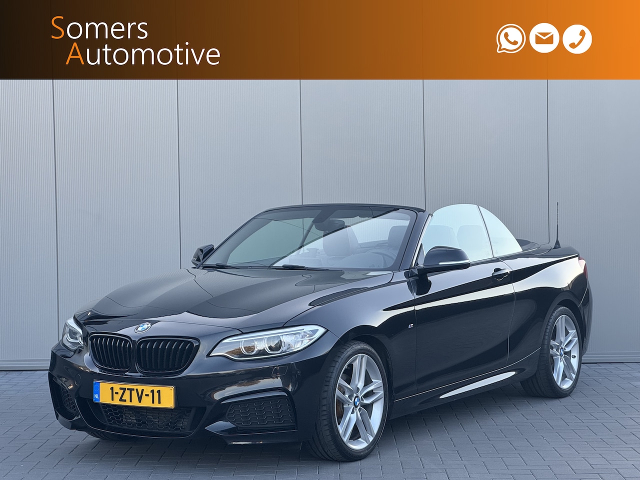 BMW 2-serie Cabrio - 218i M-Sport High Executive | Xenon | Leder | Keyless | 18" - AutoWereld.nl