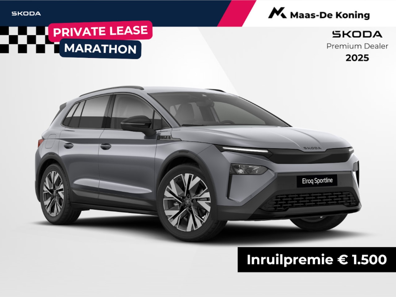 Skoda Elroq - Sportline Elektromotor 150 kW / 204 PK SUV Elektri | Metallic Lak | 20'' Lichtmetalen Velg - AutoWereld.nl
