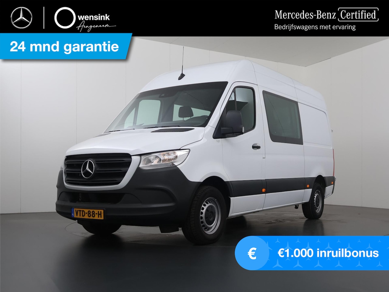 Mercedes-Benz Sprinter - 315 CDI | Aut. | L2 H2 | Dubbele Cabine | Airco | Cruise Control | 6-zits | Parkeercamera - AutoWereld.nl