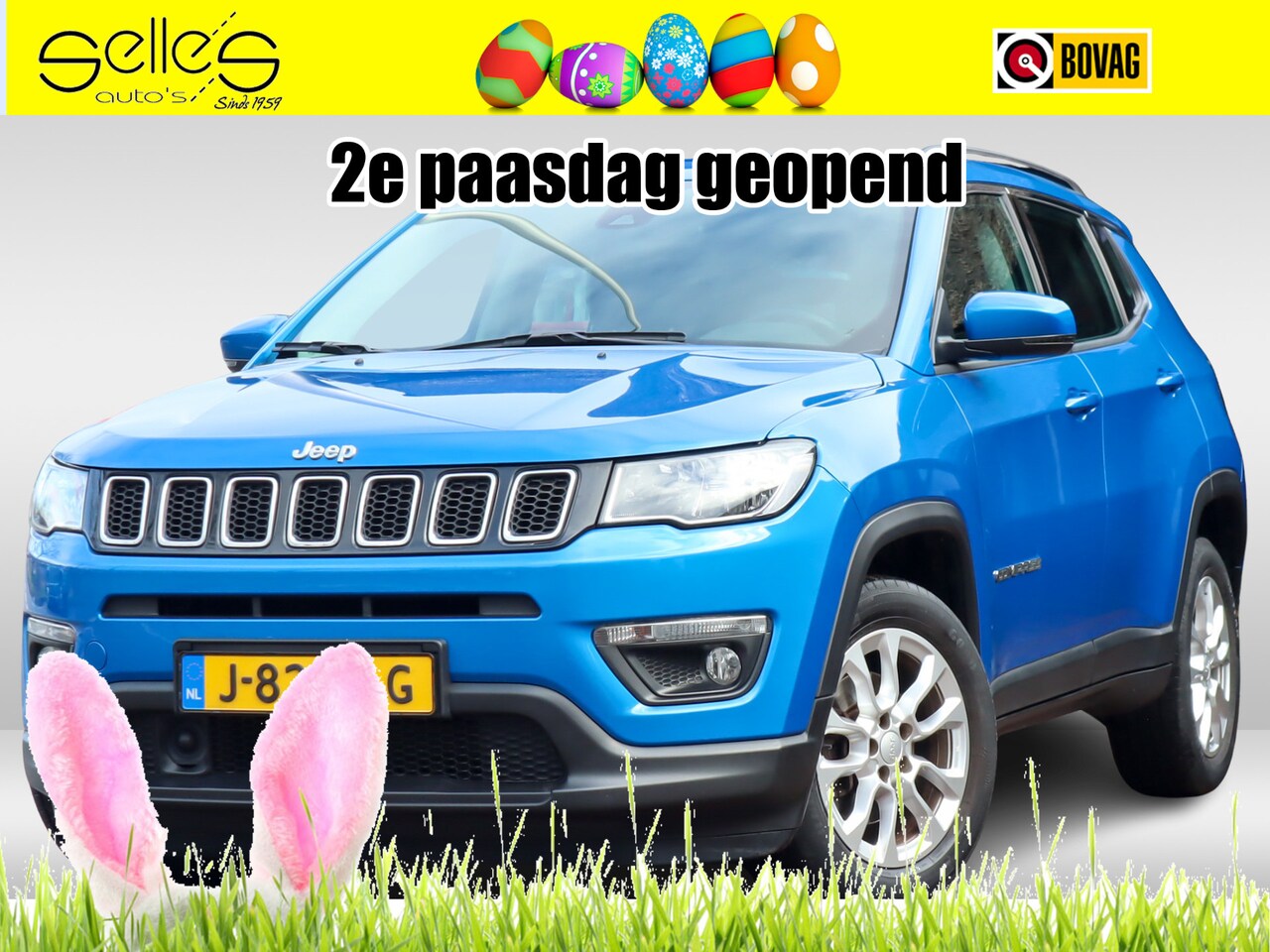 Jeep Compass - 1.3T Longitude | Navigatie | Camera | DAB Radio | Apple Carplay en Android Auto - AutoWereld.nl