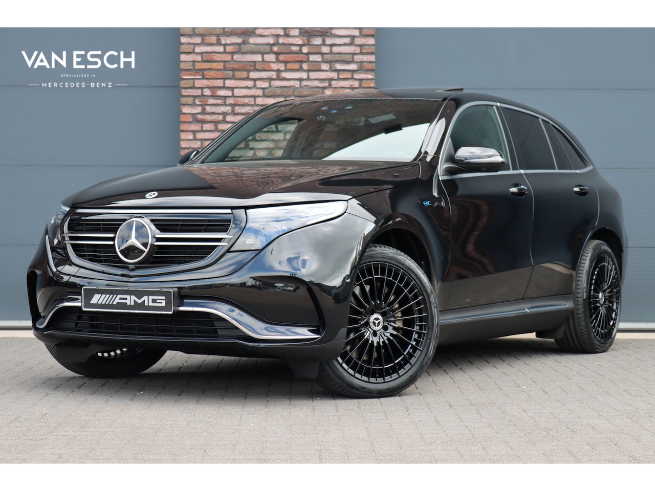 Mercedes-Benz EQC - 400 4MATIC AMG Line 80 kWh | 47.500,- Netto | Schuifdak | Distronic+ | Memory | Leder | Tr - AutoWereld.nl