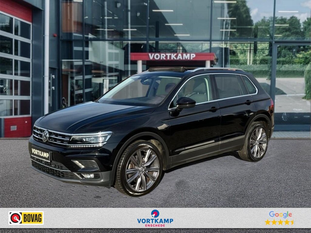 Volkswagen Tiguan - 2.0 TDI DSG 4MOTION HIGHLINE PANO-DAK/TREKHAAK/CAMERA/DYNAUDIO - AutoWereld.nl