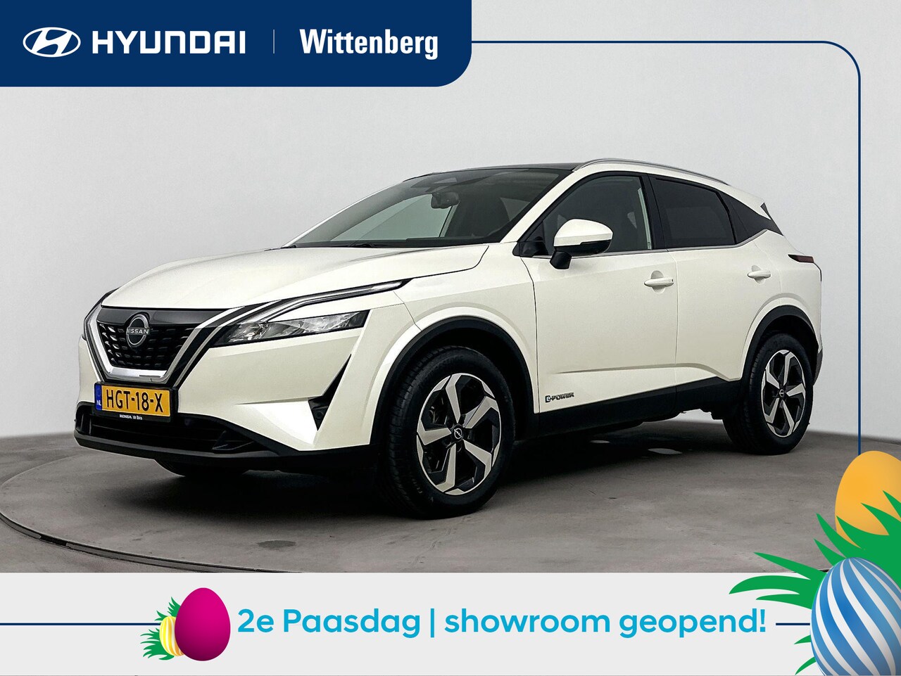 Nissan Qashqai - 1.5 e-Power Business Design | Hybrid | Panoramadak | Navigatie | 360 Camera | Lm-wielen | - AutoWereld.nl