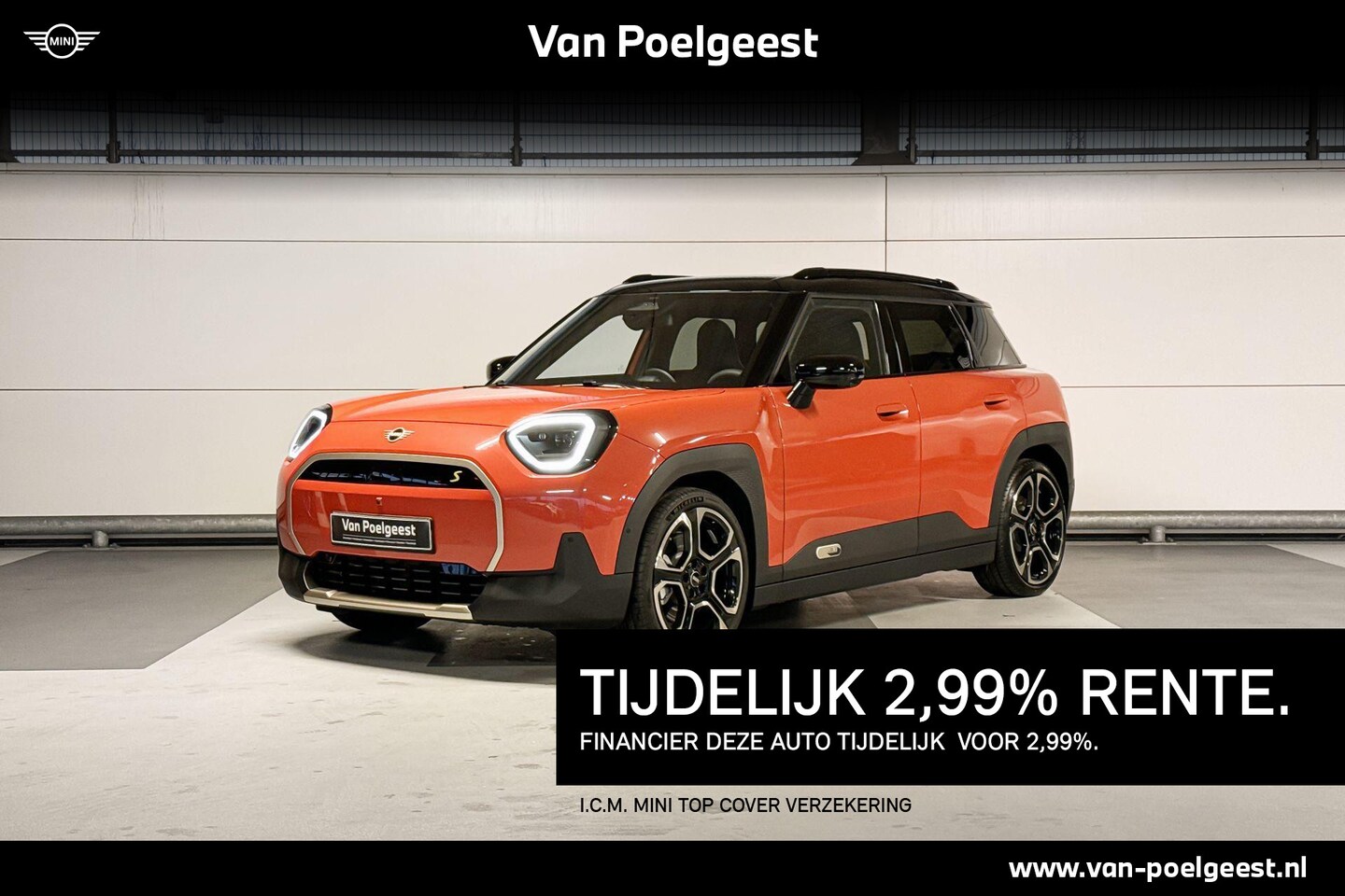 MINI Aceman - SE Favoured M 54.2 kWh MINI Aceman SE Favoured 54.2 kWh | Pakket XL | Dak en spiegelkappen - AutoWereld.nl