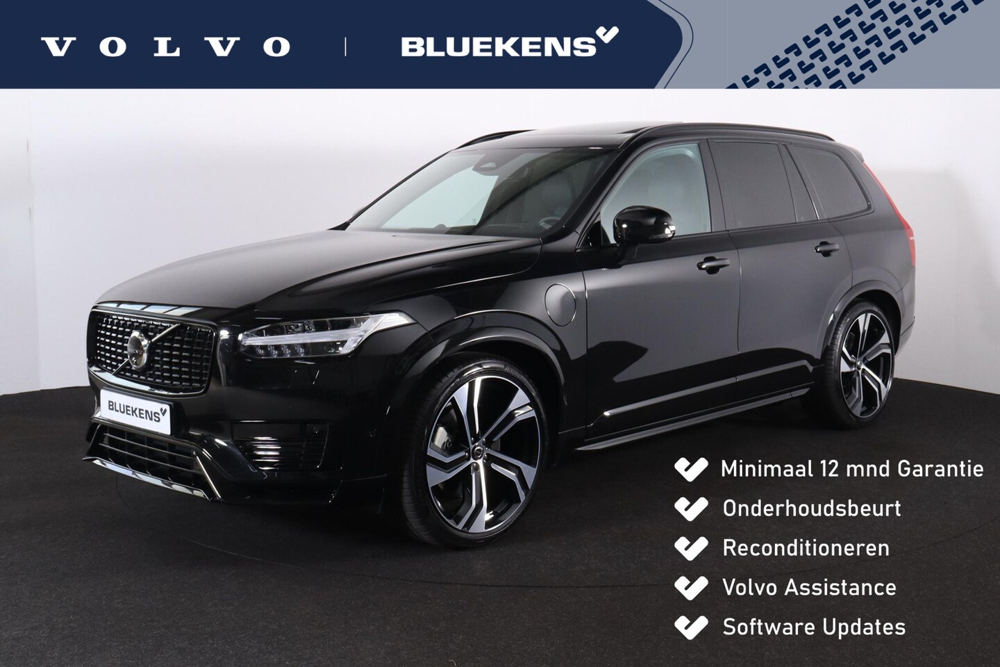Volvo XC90 - T8 Recharge AWD Ultra Dark - LONG RANGE - Luchtvering - IntelliSafe Assist & Surround - 36 - AutoWereld.nl