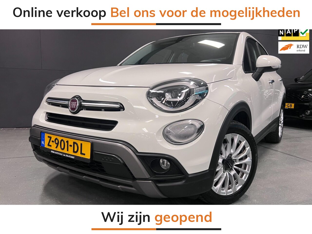Fiat 500 X Cross - 1.0 GSE City Cross Opening Edition NAVI/CAM/DAB/ECC/PDC/CRUISE// - AutoWereld.nl